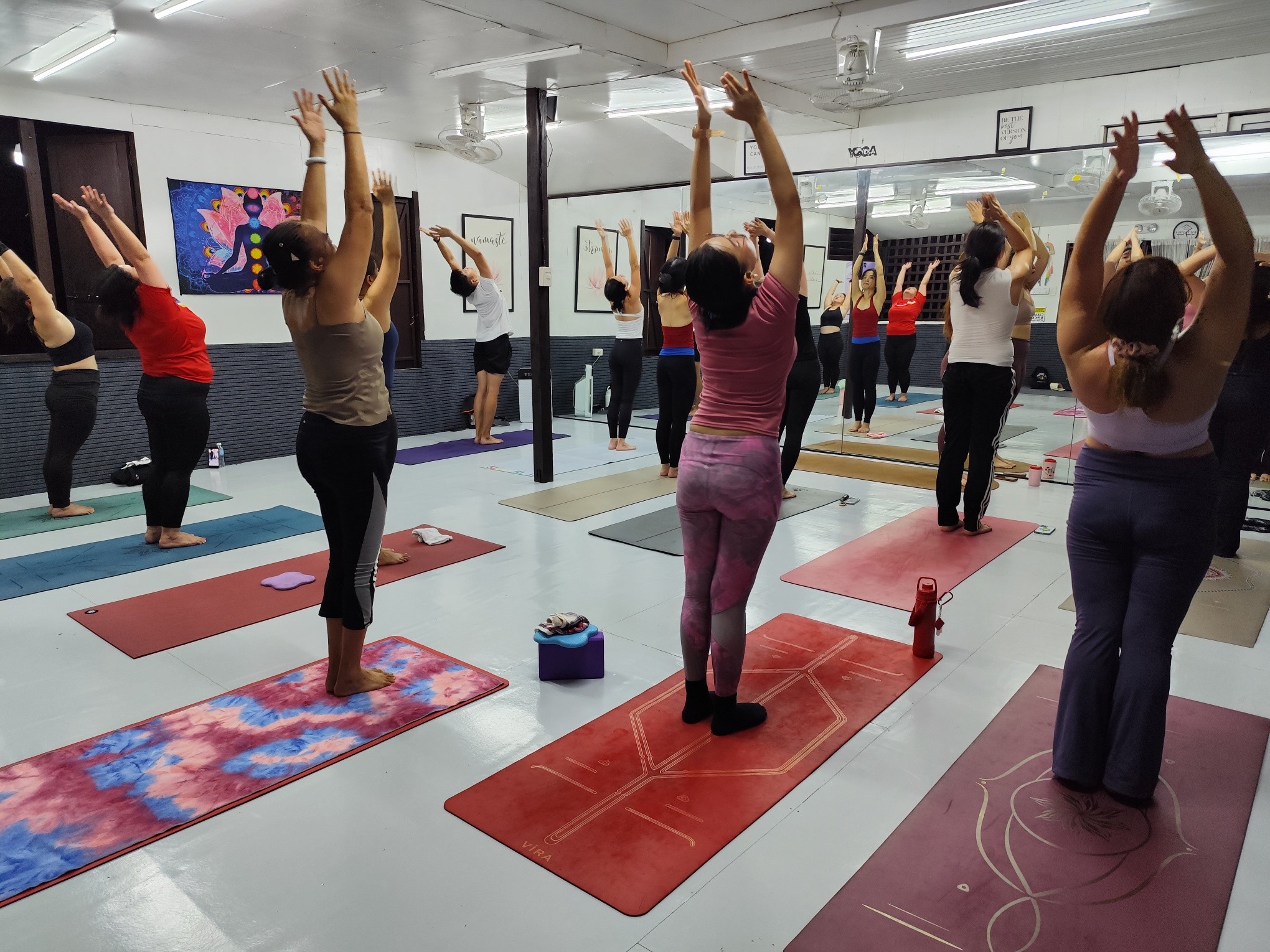 Vinyasa on Beat class at Balay-Yoga