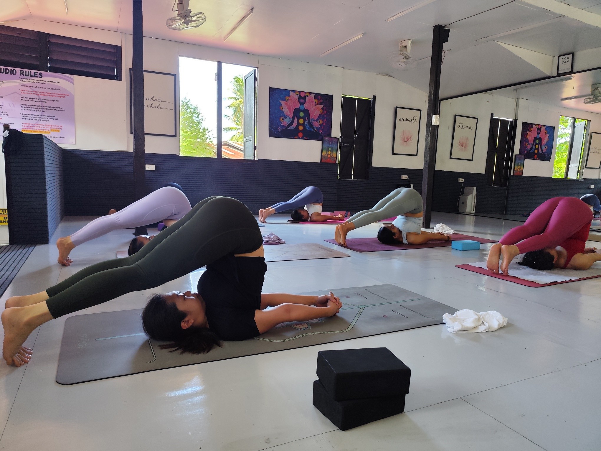 Balay-Yoga class